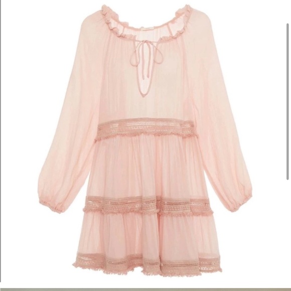 Eberjey Summer of Love Sofia Swim Cover Up - Misty Rose - Picture 2 of 6